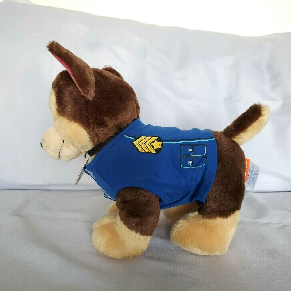 Build a Bear Paw Patrol CHASE Plush Stuffed Animal BABW Police Dog Sings HBD - Picture 4 of 5